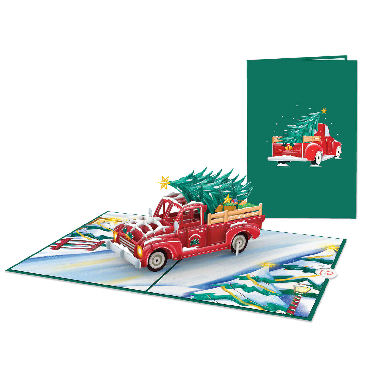Tornando a casa per Natale Biglietto pop-up