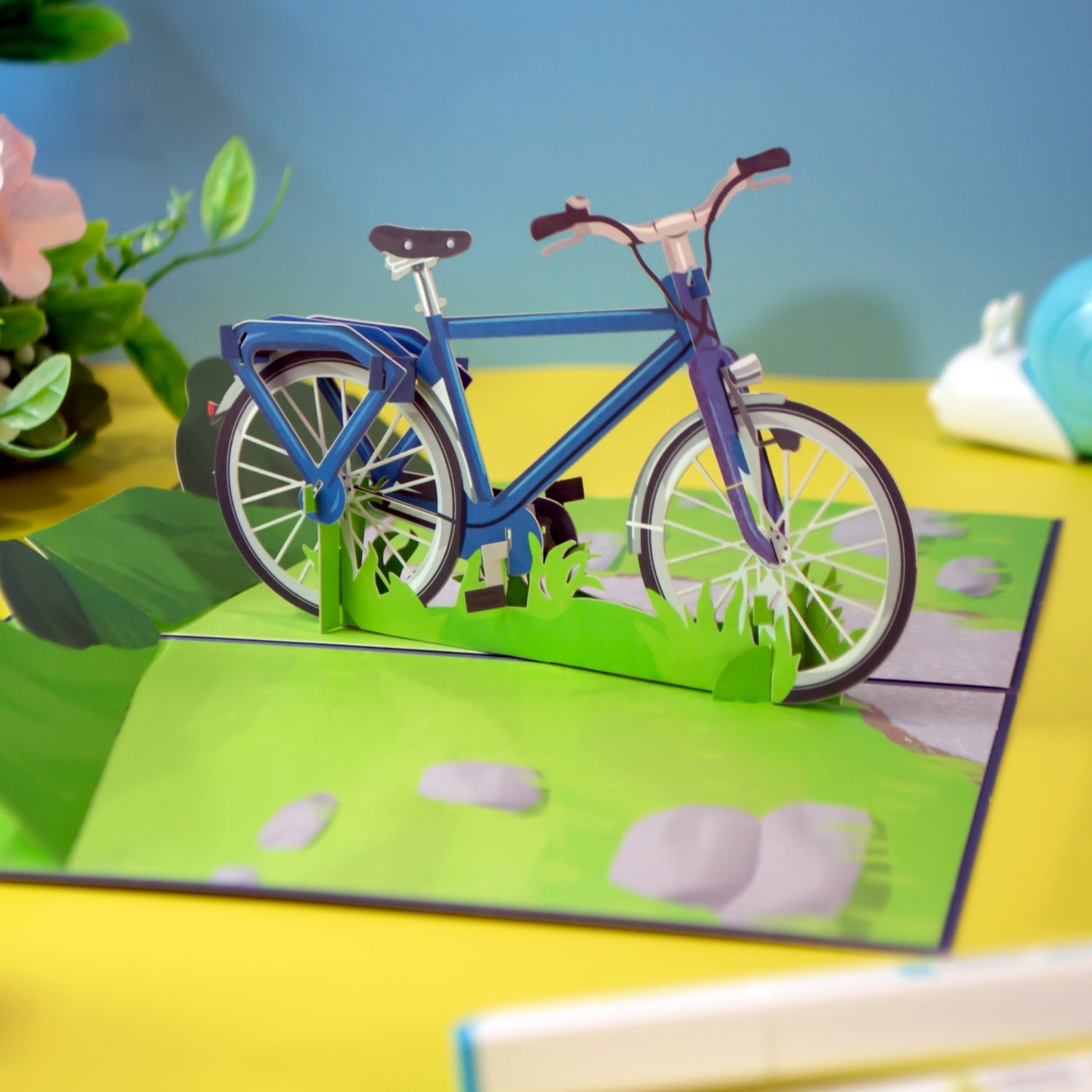 Biglietto pop-up per bicicletta