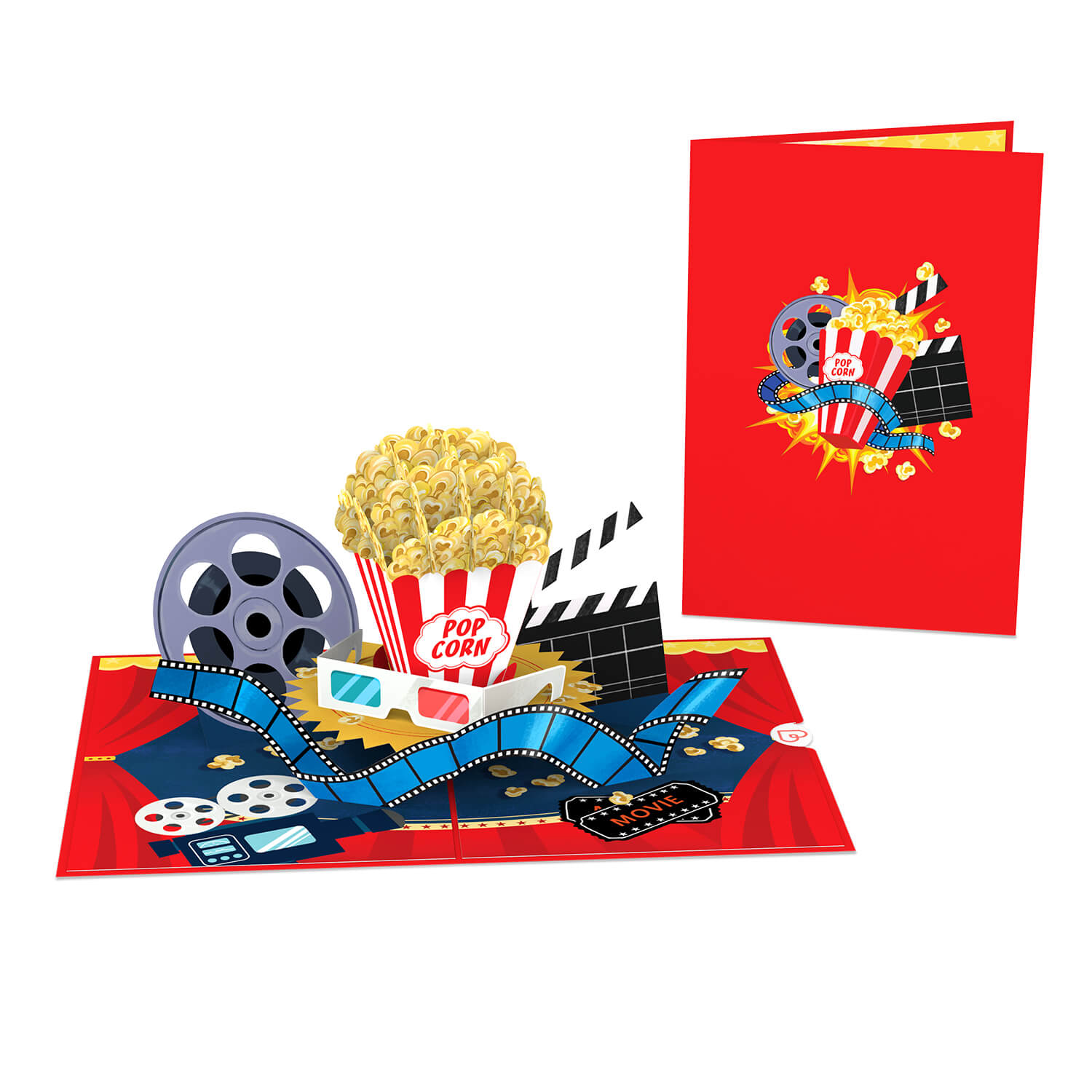 Biglietto pop-up per popcorn