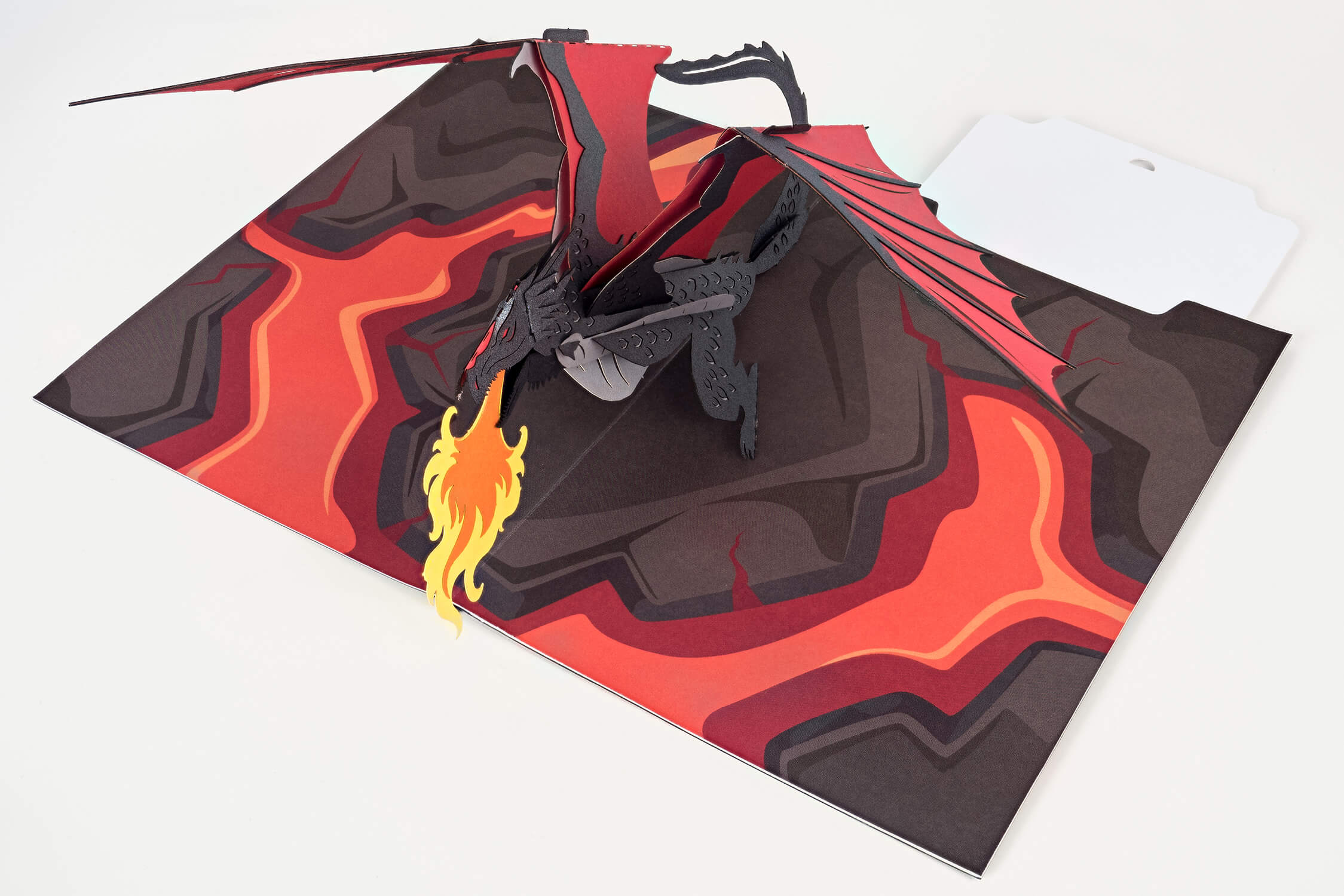 Biglietto pop-up del drago