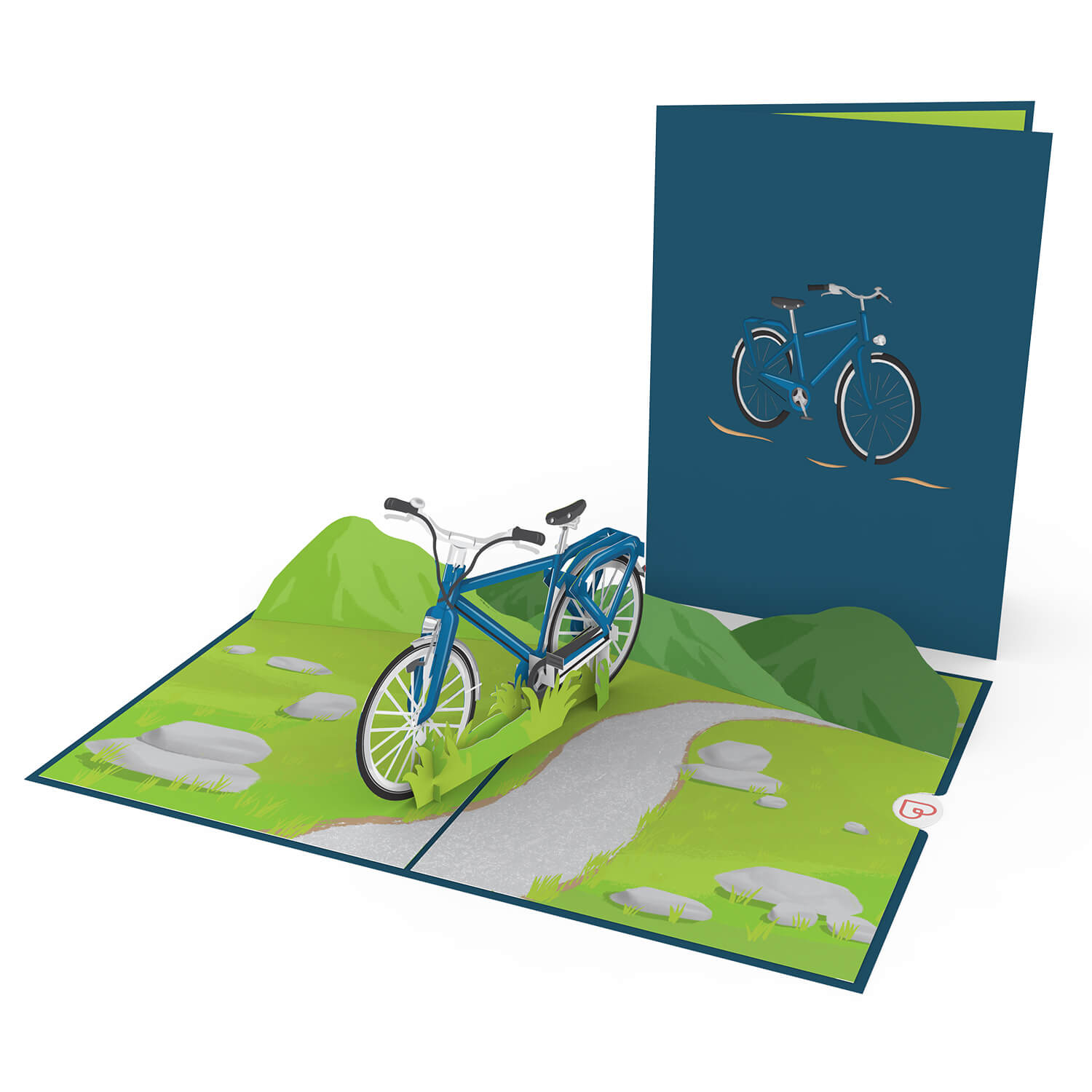 Biglietto pop-up per bicicletta