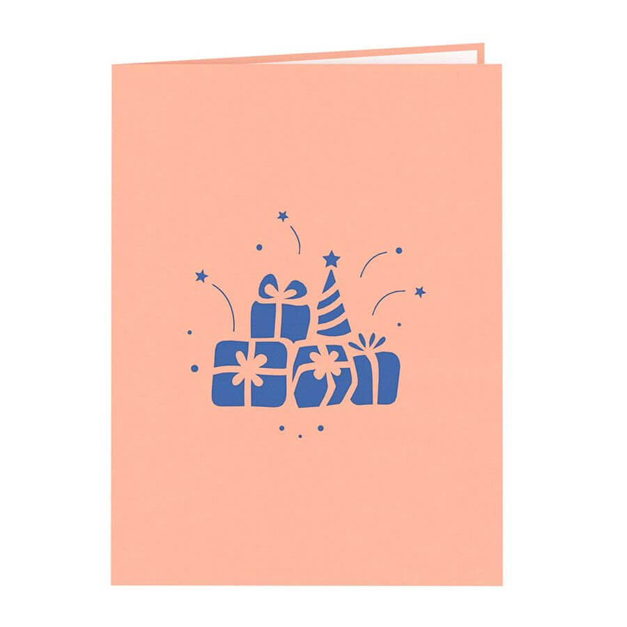 Biglietto pop-up di buon compleanno