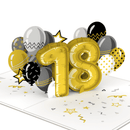 Biglietto pop-up per il 18° compleanno