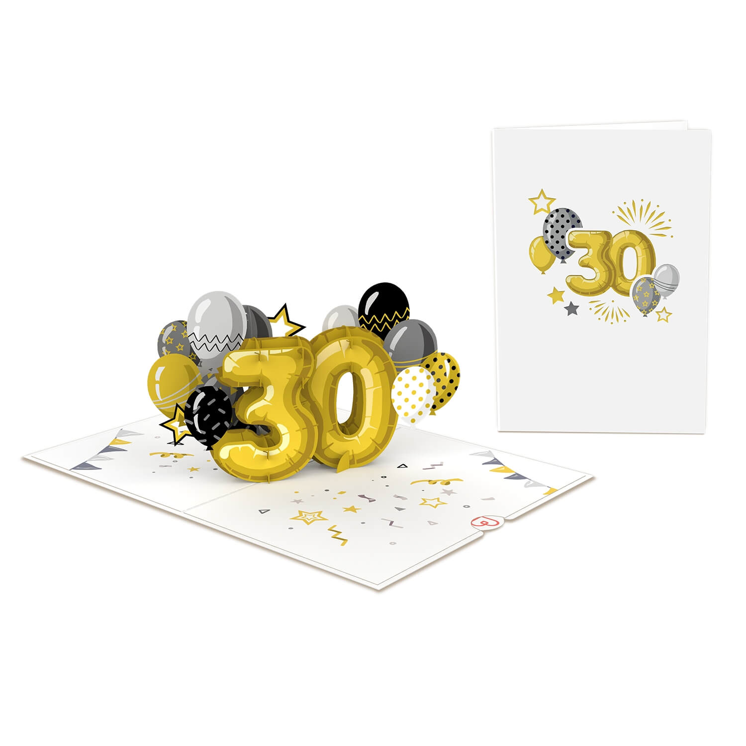 Biglietto pop-up per il trentesimo compleanno