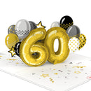 Biglietto pop-up per il 60° compleanno