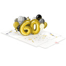 Biglietto pop-up per il 60° compleanno