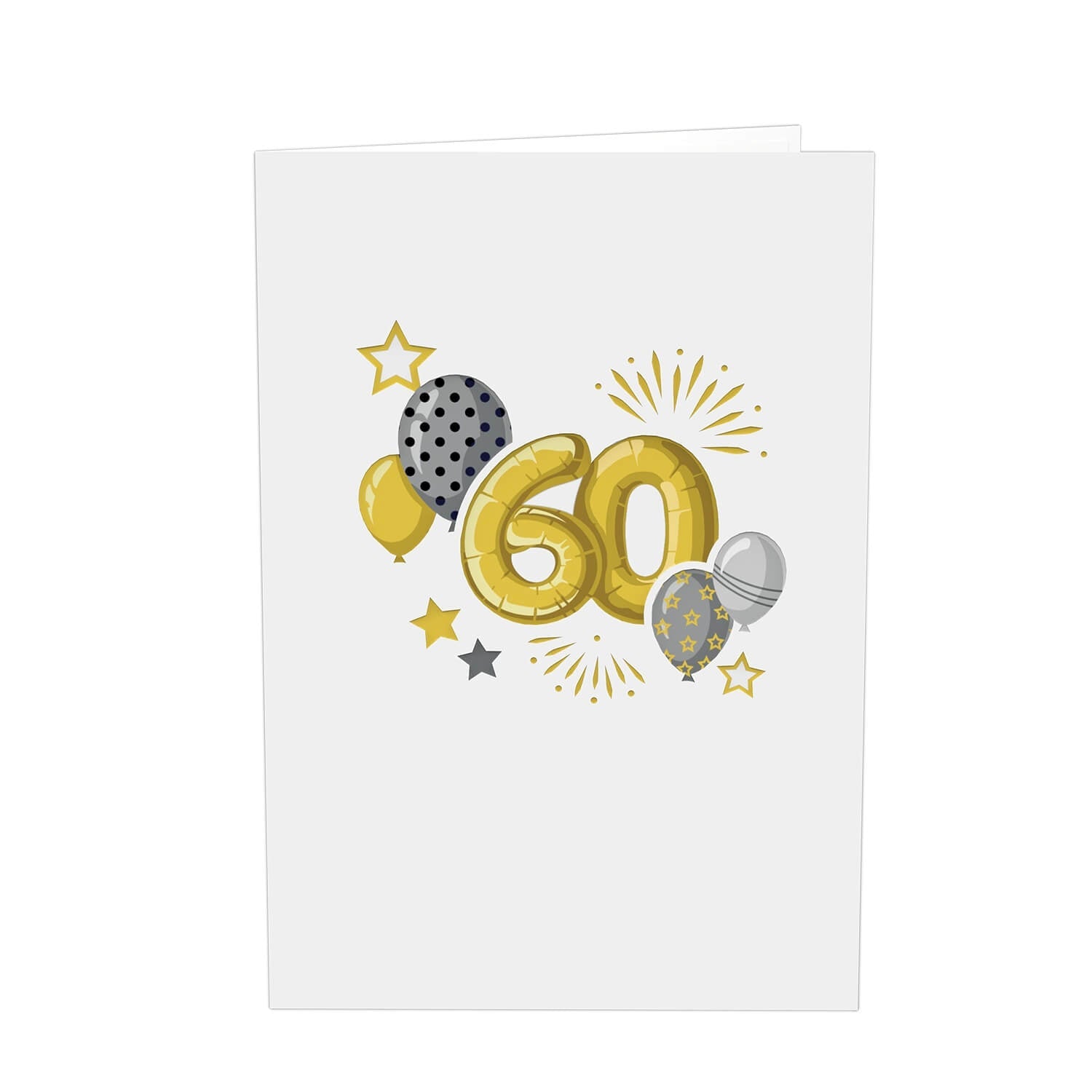 Biglietto pop-up per il 60° compleanno