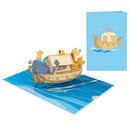 Arche Noah Pop-Up Karte Taufe