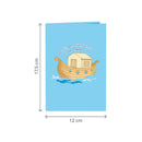 Arche Noah Pop-Up Karte Taufe