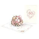 Diamantene Hochzeit Pop-Up Karte