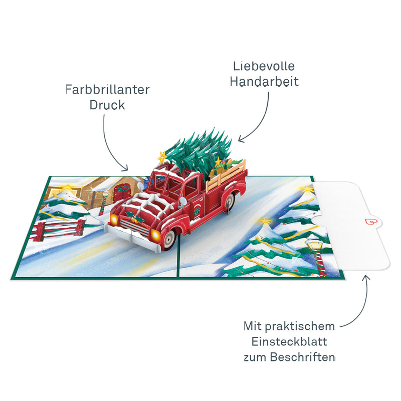 Tornando a casa per Natale Biglietto pop-up