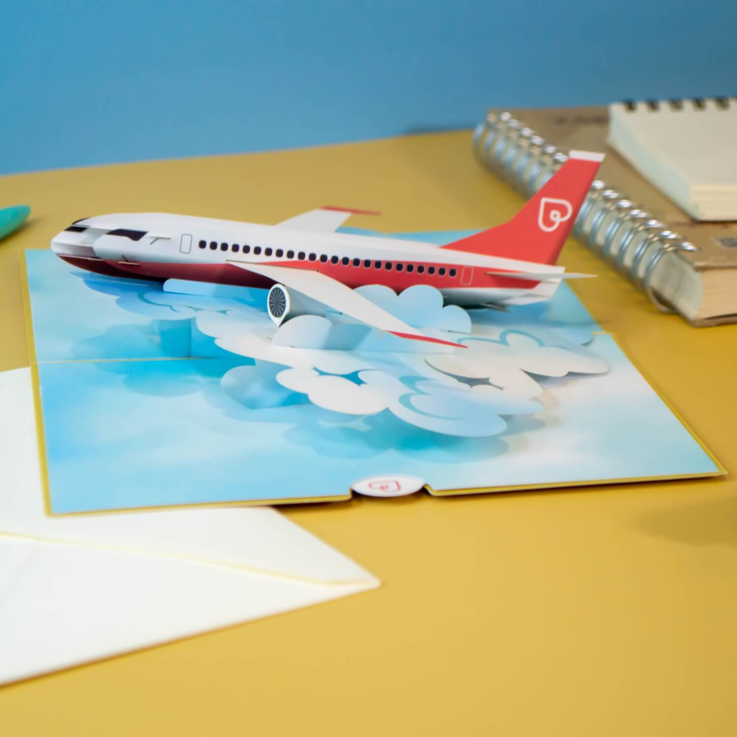 Biglietto pop-up per aereo