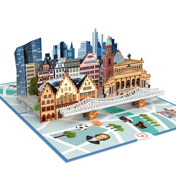 Frankfurt Pop-Up Karte