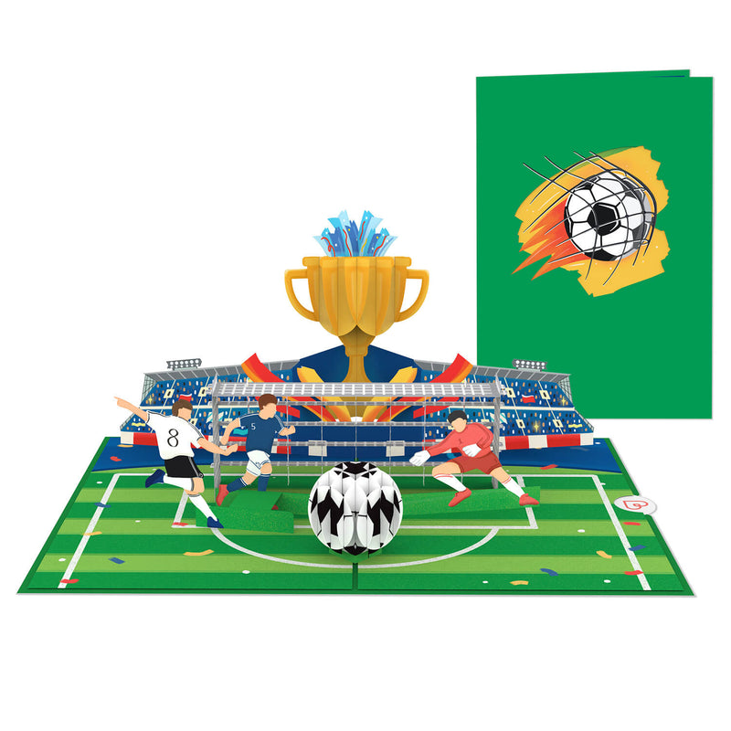 Fußball Champions Pop-Up Karte