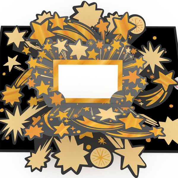 Goldenes Ticket Pop-Up Karte