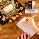 Goldenes Ticket Pop-Up Karte