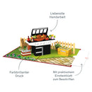 Scheda Biglietto pop-up per grill a gas