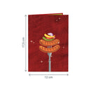 Scheda Biglietto pop-up per grill a gas