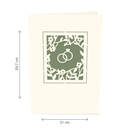 Biglietto pop-up per la cappella nuziale