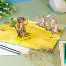 XXL Mach's Gut Erdmännchen Pop-Up Karte