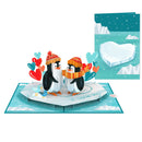Pinguinliebe Pop-Up Karte