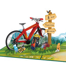 Mountainbike Pop-Up Karte
