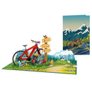 Mountainbike Pop-Up Karte