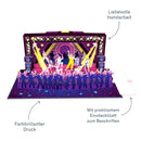 Popkonzert Pop-Up Karte