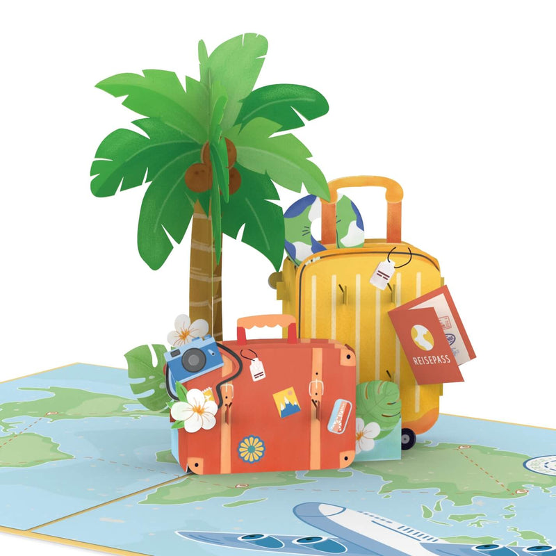 Biglietto Biglietto pop-up Buon viaggio