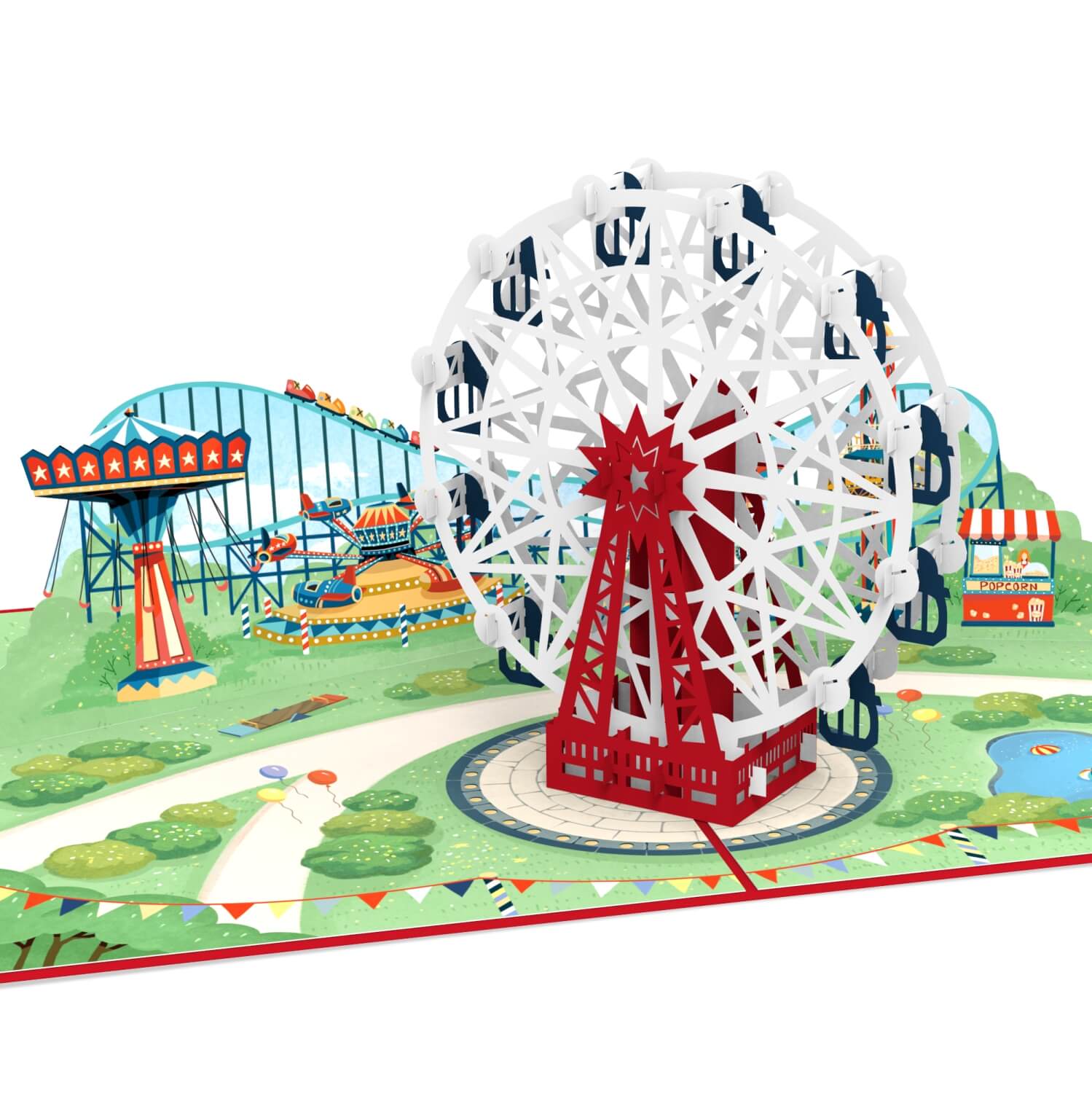 Biglietto pop-up per la ruota panoramica