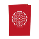 Biglietto pop-up per la ruota panoramica