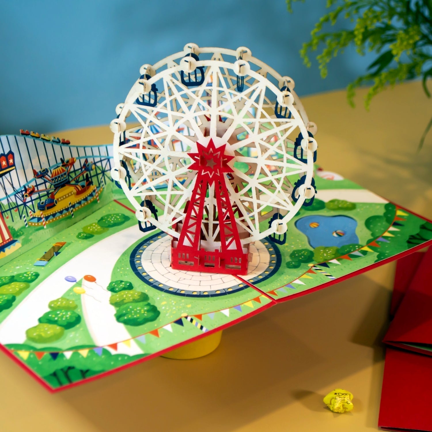 Biglietto pop-up per la ruota panoramica