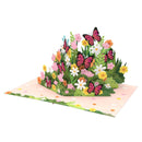 4er Set Pop-Up Karten "Blüten & Schmetterlinge"