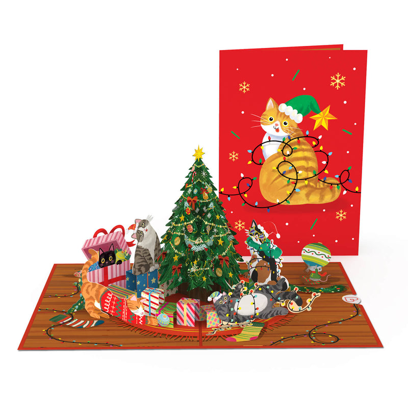 6er Set Pop-Up Karten "Lustige Weihnachten"