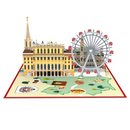 Wien Pop-Up Karte