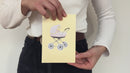 Passeggino con Biglietto pop-up per bambini
