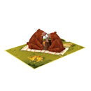 Biglietto Biglietto pop-up picnic con l'orso