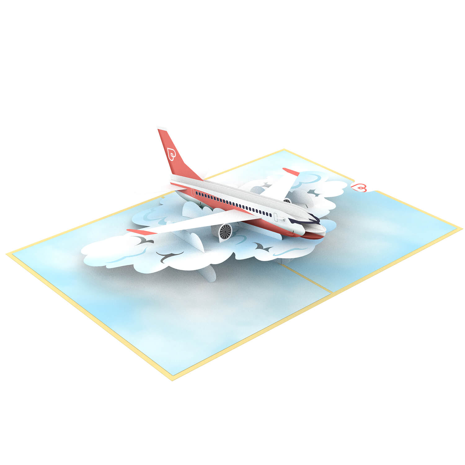 Biglietto pop-up per aereo