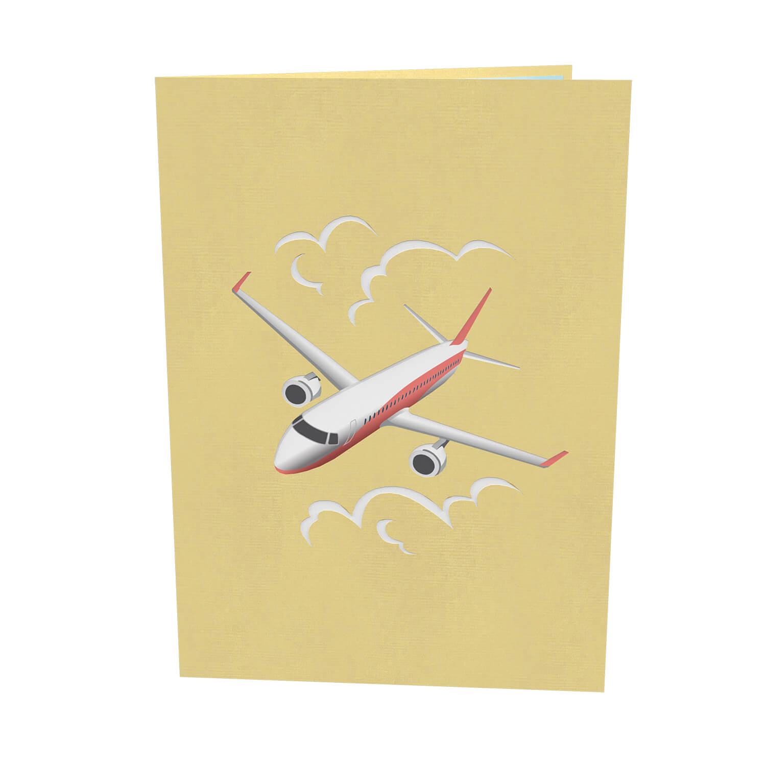 Biglietto pop-up per aereo