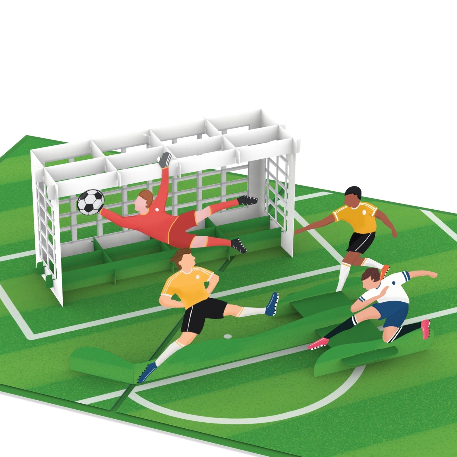 Biglietto pop-up per il calcio