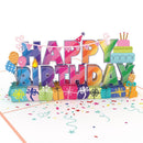 Biglietto pop-up di buon compleanno