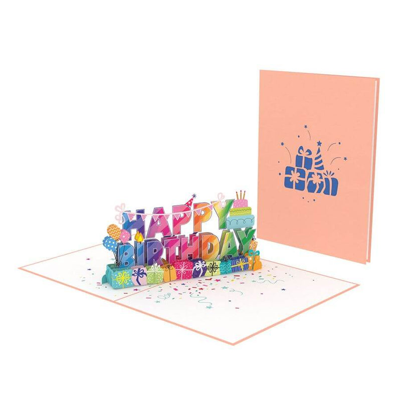 Happy Birthday Biglietto Pop-up, Biglietti Pop-up Luminosi Happy Birthday Biglietto Pop-up, Biglietti Pop-up Luminosi