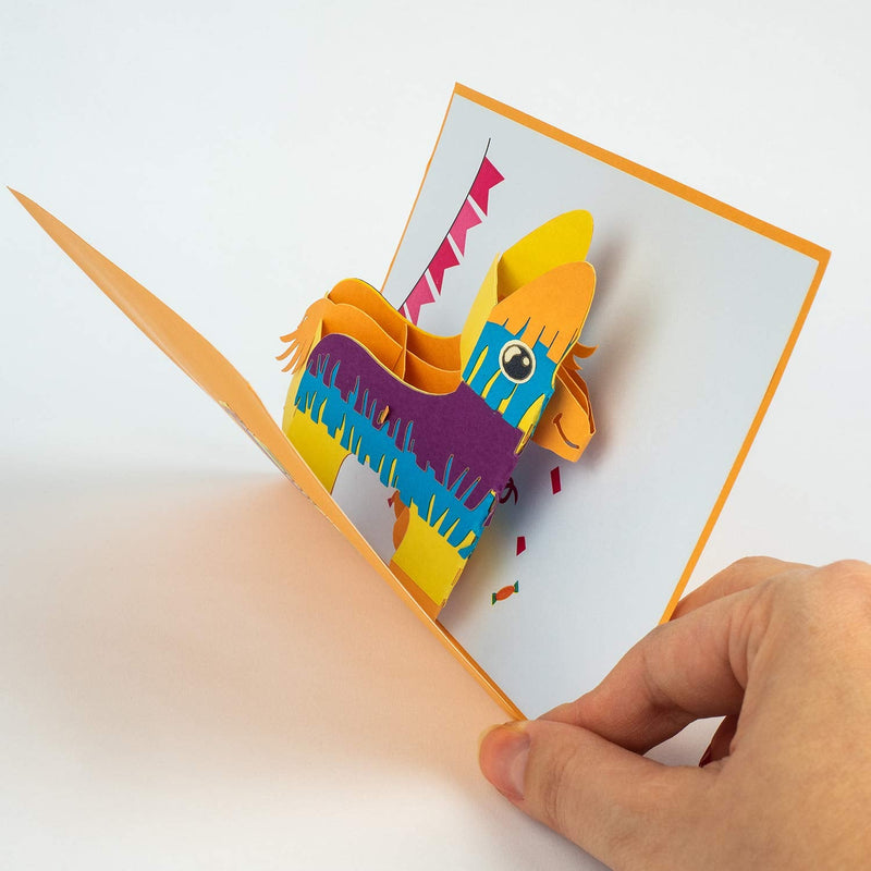 Pop-Up-Karte-Lama Piñata-PaperCrush