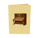 Biglietto pop-up pianoforte