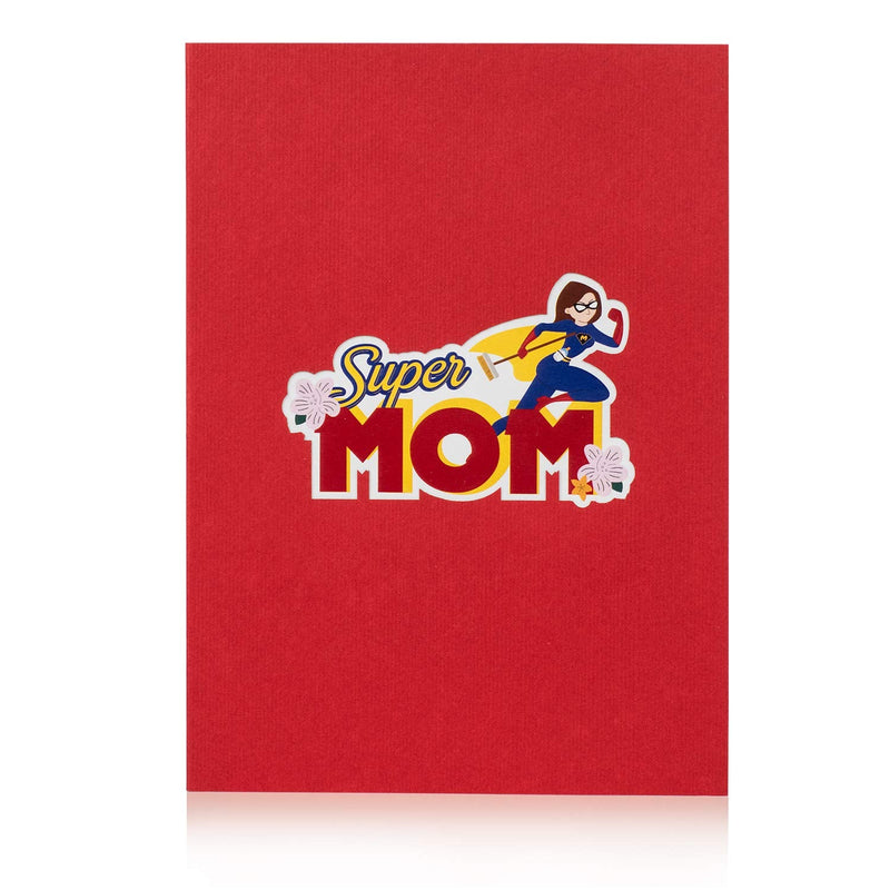 Carta pop-up Super Mom