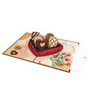 Biglietto pop-up al cioccolato