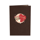 Biglietto pop-up al cioccolato