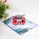 Biglietto pop-up della cabinovia