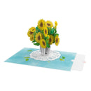 Biglietto Biglietto pop-up girasole