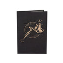 Biglietto pop-up macchinetta per tatuaggi